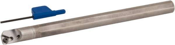 Iscar - 0.555" Min Bore Diam, 7" OAL, 1/2" Shank Diam, E-STFPR Indexable Boring Bar - TP.. 21.51 Insert, Screw Holding Method - Eagle Tool & Supply