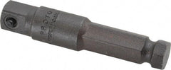 Proto - 3/8" Square Size Hex to Square Adapter - 7/16" Hex Drive, 2-3/4" OAL - Eagle Tool & Supply