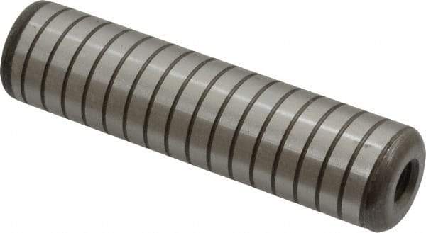 Holo-Krome - 3/4" Diam x 3" Pin Length 4000 Alloy Steel Pull Out Dowel Pin - Black Luster Finish, C 47-58 & C 60 (Surface) Hardness, 1 Beveled & 1 Threaded End - Eagle Tool & Supply