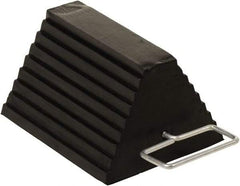 Vestil - 11-7/8" Wide x 6" High x 8" Deep, Rubber Wheel Chock - Eagle Tool & Supply