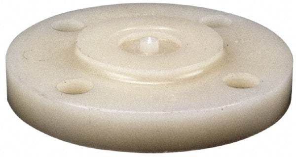 NIBCO - 1" Pipe, 4-1/2" OD, PVDF Blind Pipe Flange - Schedule 80, Natural - Eagle Tool & Supply