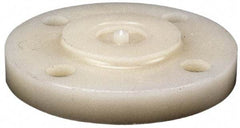 NIBCO - 3/4" Pipe, 3-7/8" OD, PVDF Blind Pipe Flange - Schedule 80, Natural - Eagle Tool & Supply