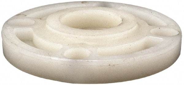 NIBCO - 4" Pipe, 9" OD, PVDF Blind Pipe Flange - Schedule 80, Natural - Eagle Tool & Supply