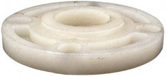 NIBCO - 4" Pipe, 9" OD, PVDF Blind Pipe Flange - Schedule 80, Natural - Eagle Tool & Supply