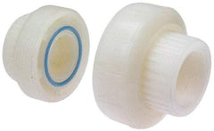 NIBCO - 1/2" PVDF Plastic Pipe Threaded Union - Schedule 80, FIPT x FIPT End Connections - Eagle Tool & Supply