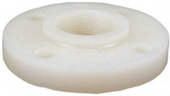 NIBCO - 1" Pipe, 4-1/2" OD, PVDF Threaded Pipe Flange - Schedule 80, Natural - Eagle Tool & Supply