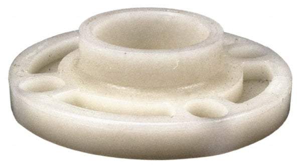 NIBCO - 6" Pipe, 11" OD, PVDF Socket Pipe Flange - Schedule 80, Natural - Eagle Tool & Supply