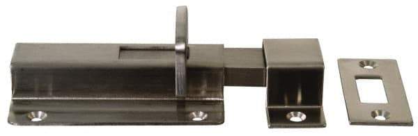 Sugatsune - 2-61/64" Long, 1-57/64" Wide Stainless Steel Slide Bolt - Polished - Eagle Tool & Supply