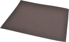 Made in USA - 320 Grit, Aluminum Oxide Sanding Sheet - 11" Long x 9" Wide, Extra Fine Grade, J Weighted Cloth Backing - Eagle Tool & Supply