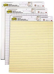 3M - Faint Blue with 1 Inch Grid, 25 x 30 Inch Sheets, 30 per Pad, 2 per Carton, Easel Pad - For Use with Easel Pad Holders - Eagle Tool & Supply