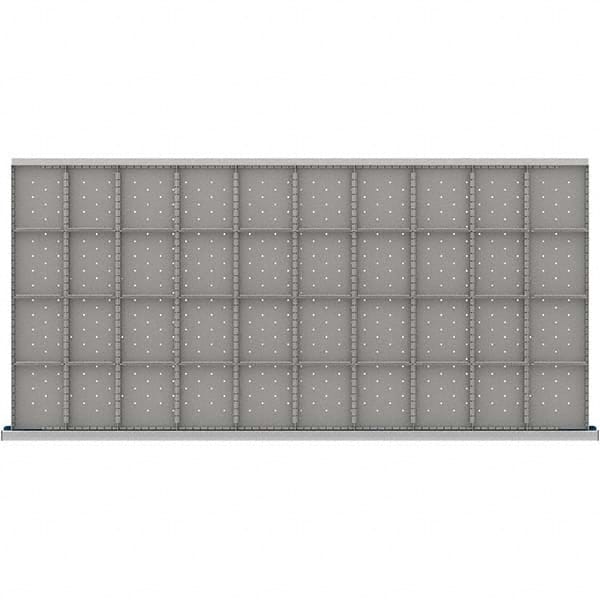 LISTA - 40-Compartment Drawer Divider Layout for 3.15" High Drawers - Eagle Tool & Supply