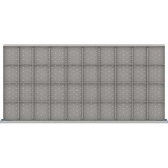 LISTA - 40-Compartment Drawer Divider Layout for 3.15" High Drawers - Eagle Tool & Supply