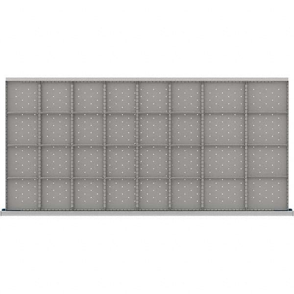 LISTA - 32-Compartment Drawer Divider Layout for 3.15" High Drawers - Eagle Tool & Supply