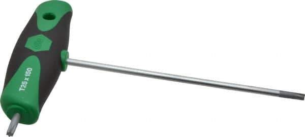 Wiha - T25 Torx Key - T-Handle Cushion Grip, 150mm Length Under Head - Eagle Tool & Supply