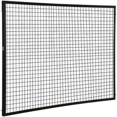 Vestil - 8' Long x 5' High, Black Hinged Door - Eagle Tool & Supply
