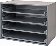 Durham - 4 Drawer, Small Parts Heavy Duty Bearing Slide Rack Cabinet - 12-1/2" Deep x 20" Wide - Eagle Tool & Supply
