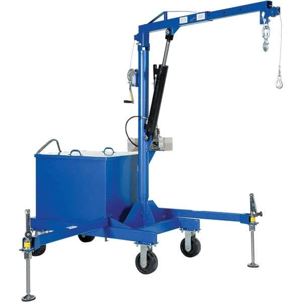 Vestil - 4,000 Lb Load Capacity, Cantilever Hoists Crane - Eagle Tool & Supply