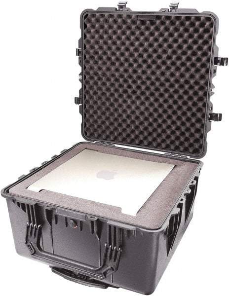 Pelican Products, Inc. - 27-1/2" Wide x 16-19/64" High, Shipping/Travel Case - Black, Polypropylene - Eagle Tool & Supply