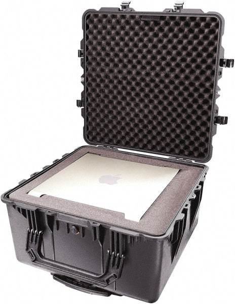 Pelican Products, Inc. - 27-1/2" Wide x 16-19/64" High, Shipping/Travel Case - Black, Polypropylene - Eagle Tool & Supply