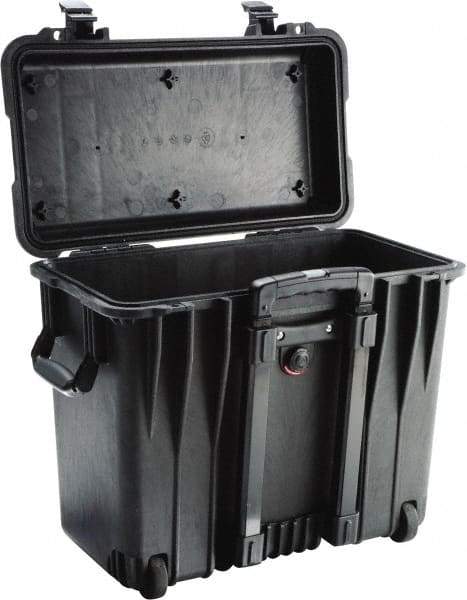 Pelican Products, Inc. - 12" Wide x 18" High, Top Loader Case - Black, Polypropylene - Eagle Tool & Supply