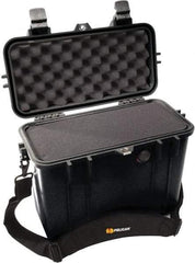 Pelican Products, Inc. - 8-23/32" Wide x 13-5/32" High, Top Loader Case - Black, Polypropylene - Eagle Tool & Supply