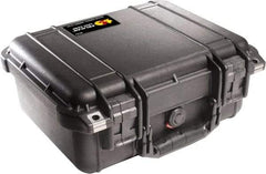 Pelican Products, Inc. - 11-5/8" Wide x 6" High, Clamshell Hard Case - Black, Polypropylene - Eagle Tool & Supply