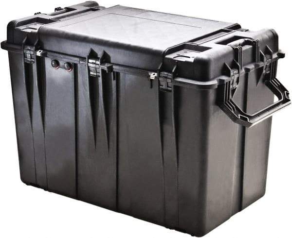 Pelican Products, Inc. - 23-29/64" Wide x 28-21/32" High, Shipping/Travel Case - Black, Polypropylene - Eagle Tool & Supply