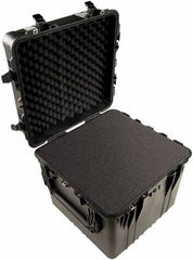 Pelican Products, Inc. - 22-7/16" Wide x 21-1/4" High, Cube Case - Black, Polypropylene - Eagle Tool & Supply