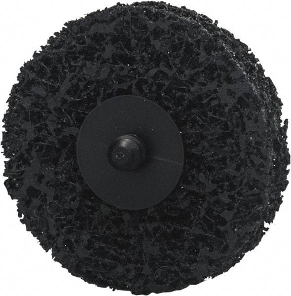 Norton - 2" Medium Grade Aluminum Oxide Deburring Disc - Quick Change Connection, 22,100 Max RPM - Eagle Tool & Supply