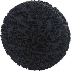 Norton - 6" Extra Coarse Grade Aluminum Oxide/Ceramic Deburring Disc - Arbor Connection, Orange, 8,000 Max RPM - Eagle Tool & Supply