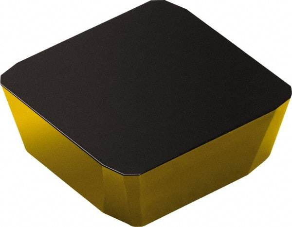 Sandvik Coromant - SMK42 Grade 4230 Carbide Milling Insert - TiCN/Al2O3/TiN Finish, 1/8" Thick, 1/2" Inscribed Circle, 0.85mm Corner Radius - Eagle Tool & Supply