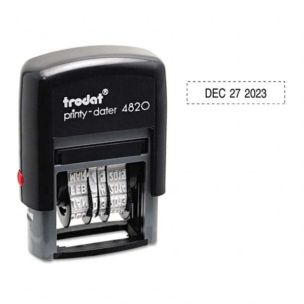 Trodat - Pre-inked Custom Stamps Type: Custom Stamp - Dater Message: Date - Eagle Tool & Supply