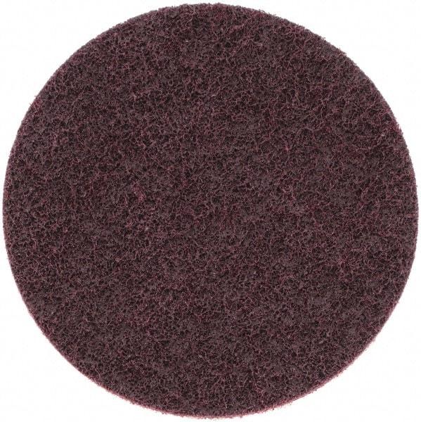 Norton - 6" Diam, 80 Grit, Aluminum Oxide Hook & Loop Disc - Medium Grade, Nonwoven, - Eagle Tool & Supply