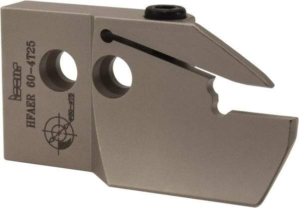 Iscar - 4mm Groove Width, 25mm Max Depth of Cut, Right Hand Cut, HFAE Indexable Grooving Blade - DGN/DGNC/DGNM-C, DGN/DGNM-J/JS/JT, DGN-UT/UA, GRIP, HFPR/L, HGPL Insert Style, Series Heliface - Eagle Tool & Supply