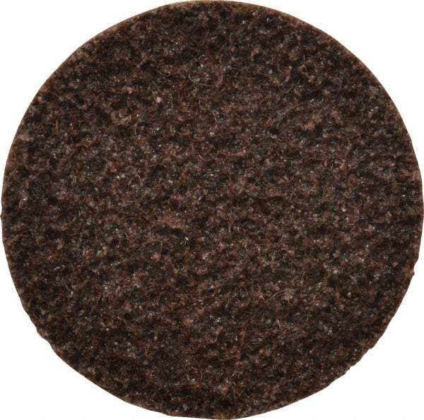 Norton - 3" Disc Diam, Aluminum Oxide Quick Change Disc - Type R Attaching System, Nonwoven, Medium Grade, 12,000 RPM - Eagle Tool & Supply