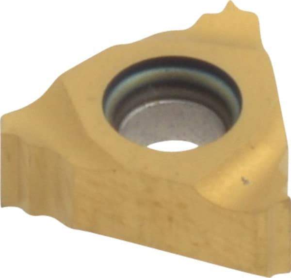 Seco - 11NR Internal Right Hand 32 UN Laydown Threading Insert - Grade CP500, TiAlN/TiN Coated Carbide - Eagle Tool & Supply