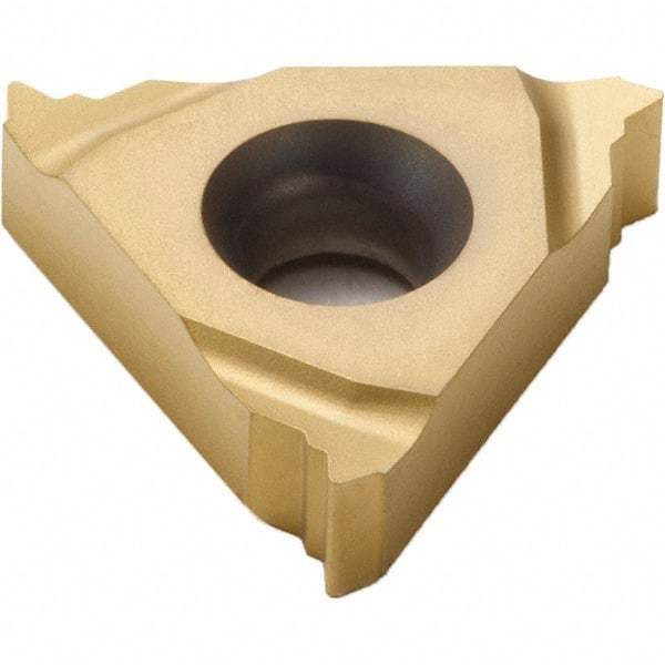 Seco - 16ER External Right Hand ISO Laydown Threading Insert - Grade CP500, TiAlN/TiN Coated Carbide - Eagle Tool & Supply