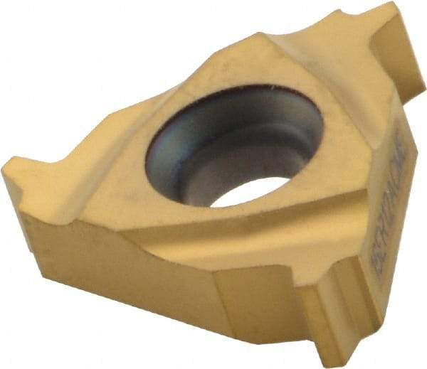 Seco - 16ER External Right Hand 12 Acme Laydown Threading Insert - Grade CP500, TiAlN/TiN Coated Carbide, 9.53mm Inscribed Circle - Eagle Tool & Supply