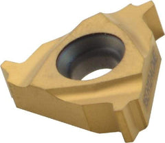Seco - 16ER External Right Hand 12 Acme Laydown Threading Insert - Grade CP500, TiAlN/TiN Coated Carbide, 9.53mm Inscribed Circle - Eagle Tool & Supply