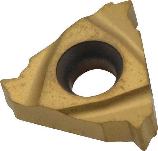 Seco - 16ER External Right Hand 13 UN Laydown Threading Insert - Grade CP500, TiAlN/TiN Coated Carbide - Eagle Tool & Supply