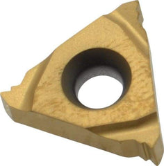 Seco - 16ER External Right Hand 20 UN Laydown Threading Insert - Grade CP500, TiAlN/TiN Coated Carbide - Eagle Tool & Supply