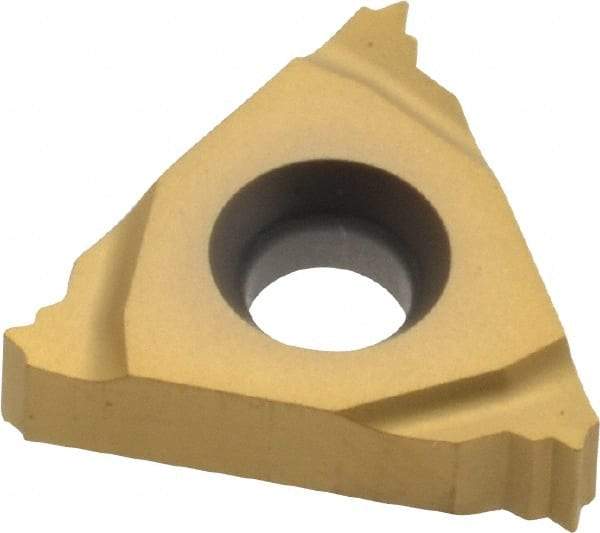 Seco - 16ER External Right Hand 24 UN Laydown Threading Insert - Grade CP500, TiAlN/TiN Coated Carbide - Eagle Tool & Supply