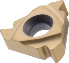 Seco - 16ER External Right Hand 8 API Round Laydown Threading Insert - Grade CP500, TiAlN/TiN Coated Carbide, 9.53mm Inscribed Circle - Eagle Tool & Supply
