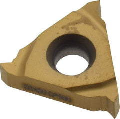 Seco - 16ER External Right Hand 48-16 Partial Profile 60° Laydown Threading Insert - Grade CP500, TiAlN/TiN Coated Carbide - Eagle Tool & Supply