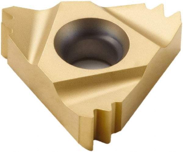 Seco - 16NR Internal Right Hand ISO Laydown Threading Insert - Grade CP500, TiAlN/TiN Coated Carbide - Eagle Tool & Supply