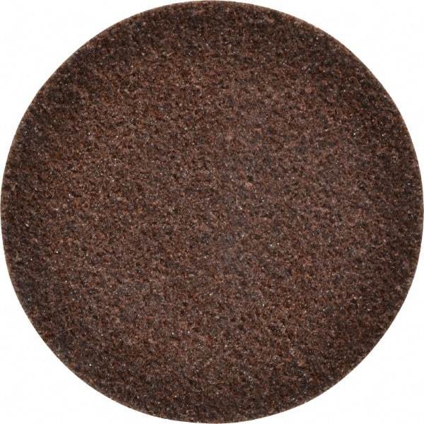 Norton - 4" Diam, 80 Grit, Aluminum Oxide Hook & Loop Disc - Medium Grade, Nonwoven, - Eagle Tool & Supply