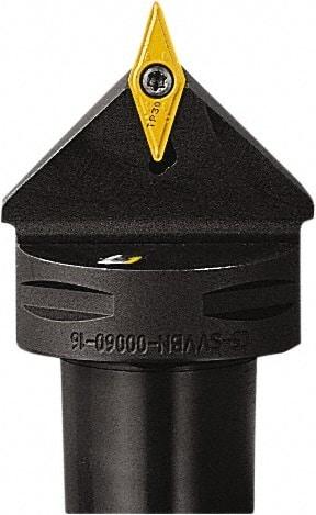 Seco - Neutral Cut, Size C6, VB/C.. 1604.. Insert Compatiblity, External Modular Turning & Profiling Cutting Unit Head - 0.6mm Ctr to Cutting Edge, 65mm Head Length, Series Seco-Capto - Eagle Tool & Supply