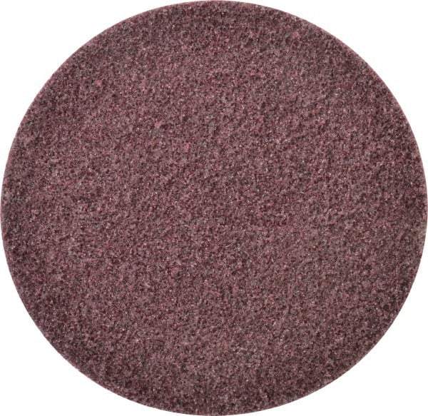 Norton - 5" Diam, 120 Grit, Aluminum Oxide Hook & Loop Disc - Fine Grade, Nonwoven, - Eagle Tool & Supply
