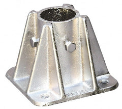 Vestil - Rail Mount Kits & Parts Type: Single Socket Floor Mount Mounting Plate Width (Inch): 5 - Eagle Tool & Supply