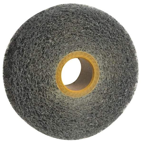 Norton - 6" Diam, 4" Face Width, 1" Center Hole, Medium Grade, Silicon Carbide Deburring Wheel - Convolute, Medium Density 4 Grade, 3,000 RPM - Eagle Tool & Supply